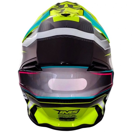 Capacete IMS Revo Black / Yellow Fluo / Pink