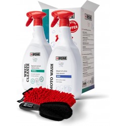 Kit Limpeza Ipone Motowash + Limpeza Pneus