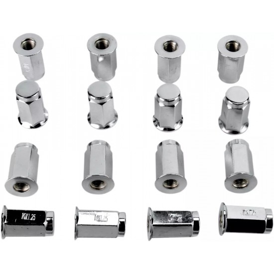Kit Porcas DWT M10X1.25 Chatas Jante Atv (16 Unidades)