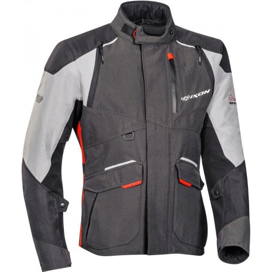 Casaco Ixon BALDER Black / Gray / Red