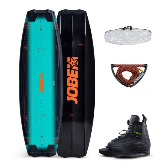 Kit Prancha Wakeboard Jobe 138 + Botas Maze + Cabo + Capa Kit Prancha Wakeboard Jobe 138 + Botas Maze + Cabo + Capa