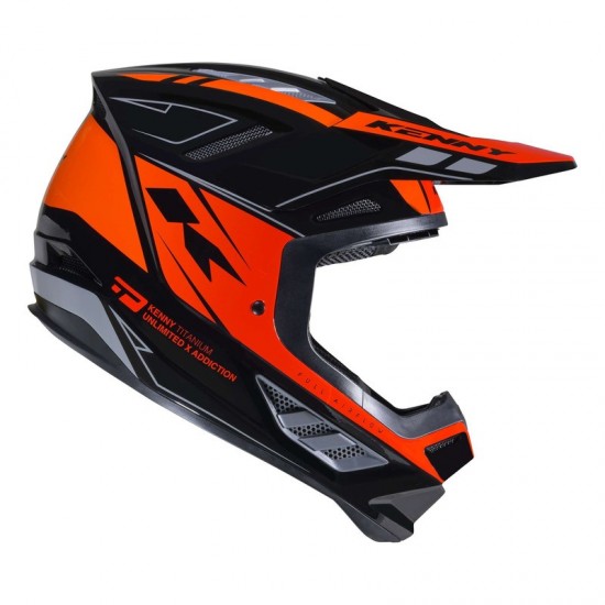 Capacete Kenny Titanium Graphic Black / Orange