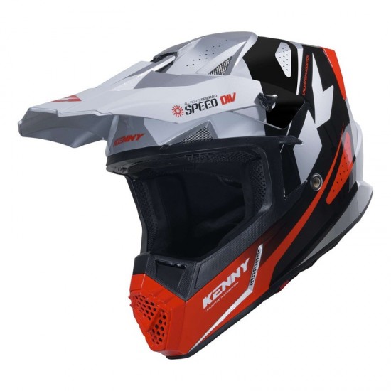 Capacete Kenny Track Speed Black / Red