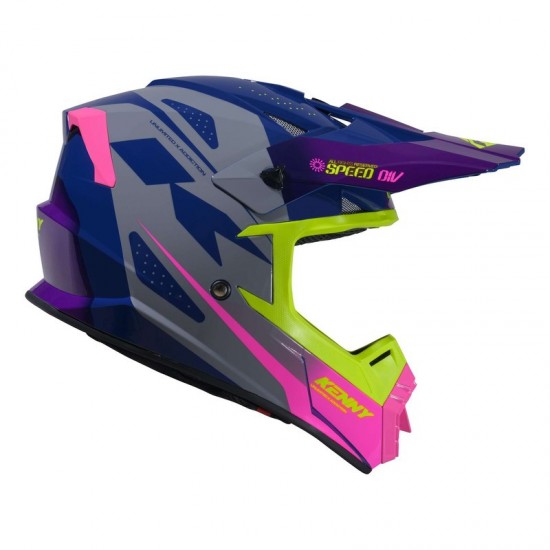 Capacete Kenny Track Speed Purple / Pink