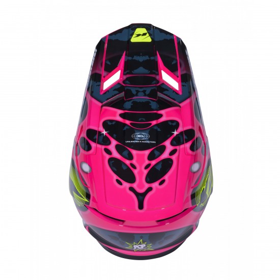 Capacete Kenny Performance Graphic + Pop Systeme Black / Pink