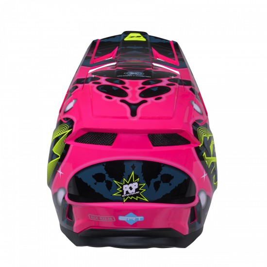 Capacete Kenny Performance Graphic + Pop Systeme Black / Pink