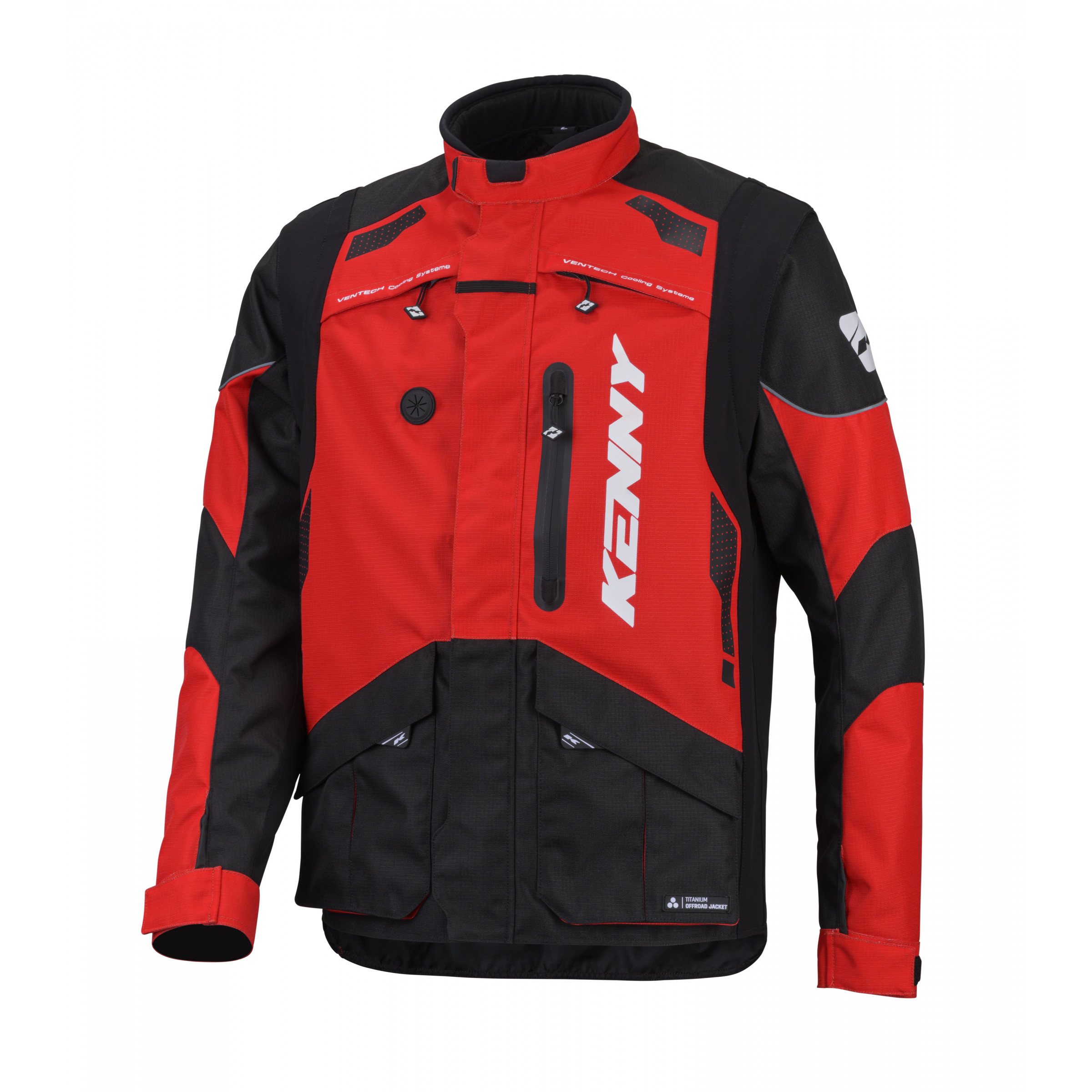 Blusão Kenny Titanium Black / Red