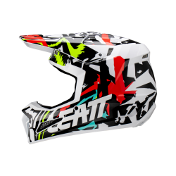 Capacete Leatt 3.5 V23 Zebra c/ Oculos