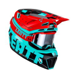 Capacete Leatt 7.5 V23 Fuel c/ Oculos