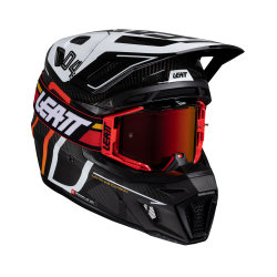Capacete Leatt 9.5 V25 Carbon / Black c/ Oculos