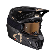 Capacete Leatt 9.5 V25 Carbon / Black c/ Oculos