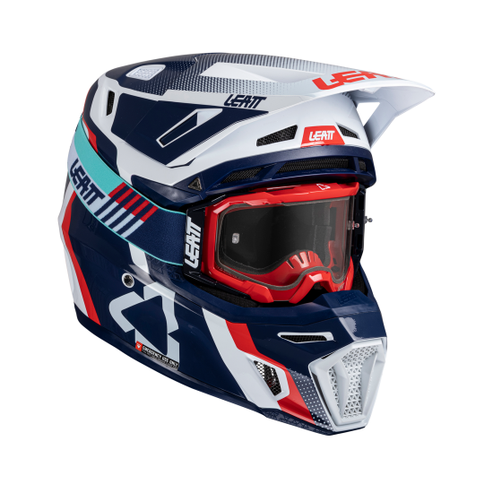 Capacete Leatt 8.5 V25 Royal c/ Oculos