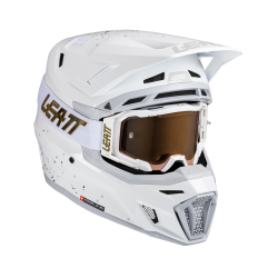 Capacete Leatt 8.5 V25 White c/ Oculos