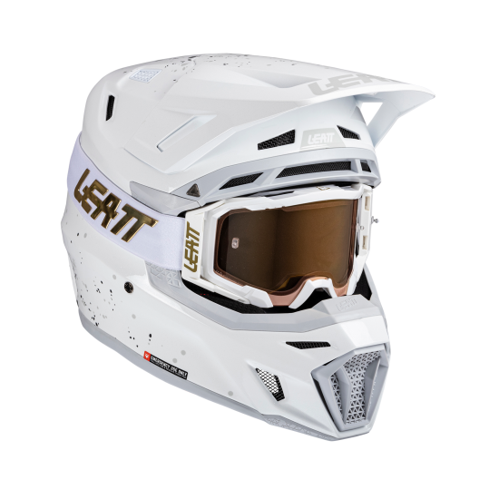Capacete Leatt 8.5 V25 White c/ Oculos Capacete Leatt 8.5 V25 White c/ Oculos