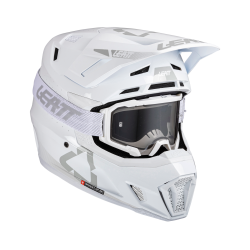 Capacete Leatt 7.5 V25 White c/ Oculos