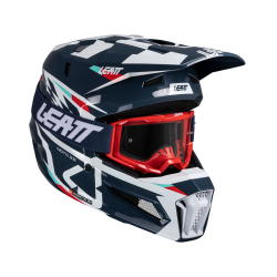 Capacete Leatt 3.5 V25 Blue c/ Oculos