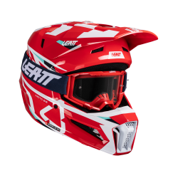 Capacete Leatt 3.5 V25 Red c/ Oculos