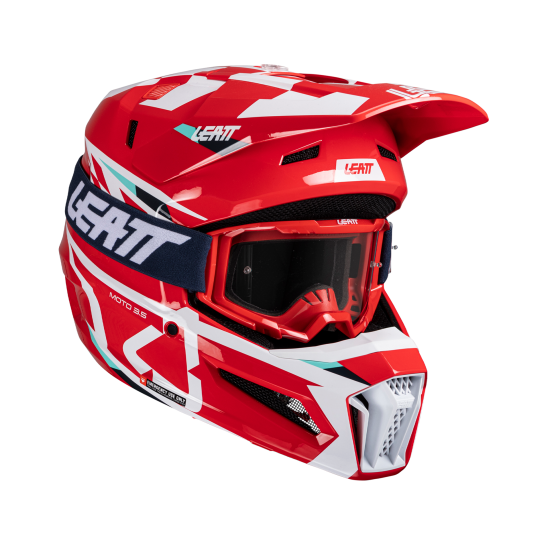 Capacete Leatt 3.5 V25 Red c/ Oculos