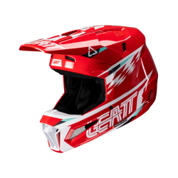 Capacete Leatt 3.5 V25 Red c/ Oculos