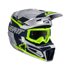 Capacete Leatt 3.5 V25 Steel c/ Oculos
