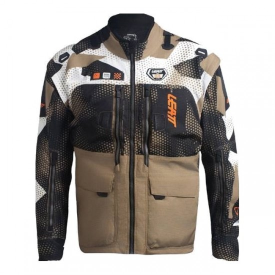 Blusão Leatt 5.5 Enduro Camo Khaki Brown