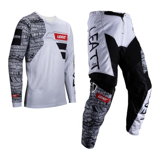 Equipamento (Calça + Camisola) Leatt 3.5 White