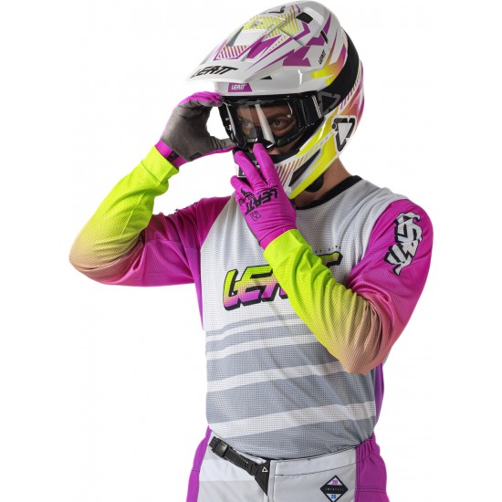 Equipamento (Calça + Camisola) Leatt 3.5 V6 Retro Pink