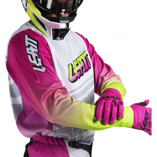 Equipamento (Calça + Camisola) Leatt 3.5 V6 Retro Pink