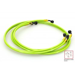 Kit Tubo Malha Aço de Travão Frente e Trás +2 Kawasaki Kfx 700