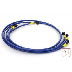 Kit Tubo Malha Aço de Travão Frente e Trás +2 Can-am Brp Ds 650