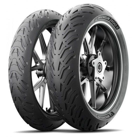 Kit Pneus Michelin Road 6 120/70-17 58 (W) + 180/55 17 73 (W) Kit Pneus Michelin Road 6 120/70-17 58 (W) + 180/55 17 73 (W)