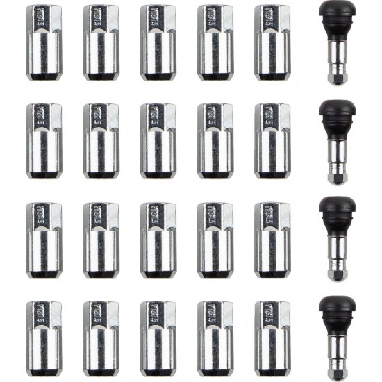 Kit Porcas Moose Racing M12x1.5 Conicas Jante Atv / Utv (20 Unid)