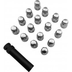 Kit Porcas Cromadas Moose M12X1.50 Conicas Jante Atv / Utv (16 Und)