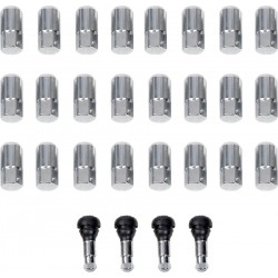 Kit Porcas Cromadas Moose M12X1.50 Conicas Jante Atv / Utv (24 Und)