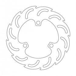 Disco Travao Tras Tipo Flor Moto-master Honda Trx 450