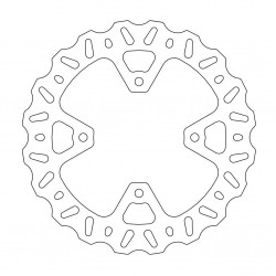 Discos Travão Tras Moto-Master Nitro TM RACING