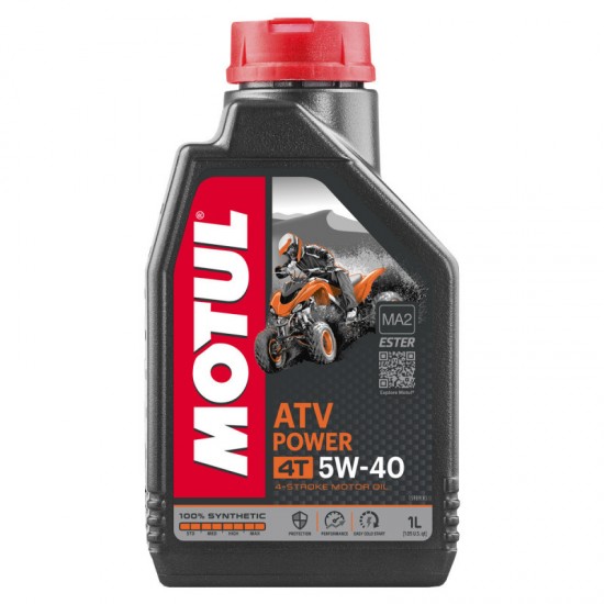 Óleo Motor 4T 100% Sintético Motul ATV Power 5W40