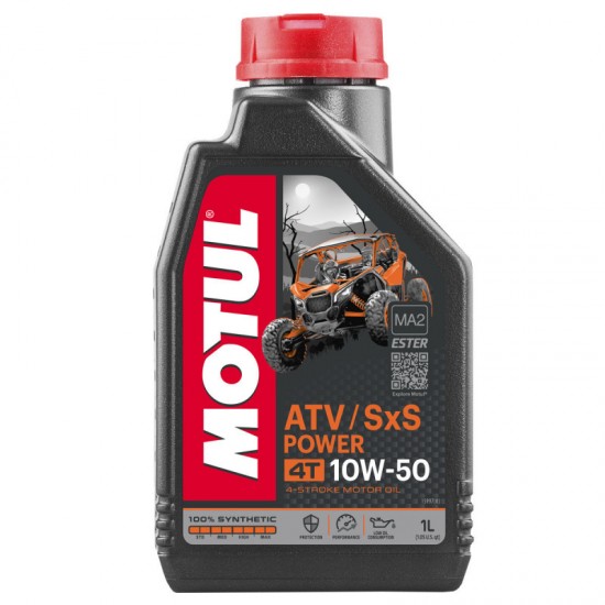 Óleo de Motor 4T Motul 100% Sintético ATV/SXS 10w50