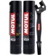 Kit Manutenção-Lubrificante e Limpeza Corrente Motul Road C4+C1