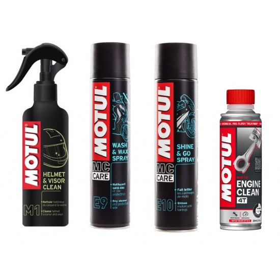 Kit Manutenção Motul Mc Care Road (E9/Limpeza Motor/M1/E10)