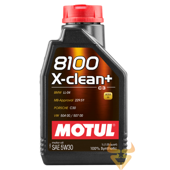 Óleo de Motor Motul 8100 X-CLEAN + C3 5W30