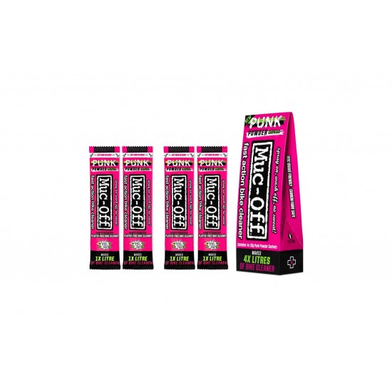 Pack 4 x Muc-Off Punk Powder Bike Cleaner