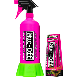 Pack Muc-Off Punk Powder Limpeza Bicicleta + Garrafa de Alumínio