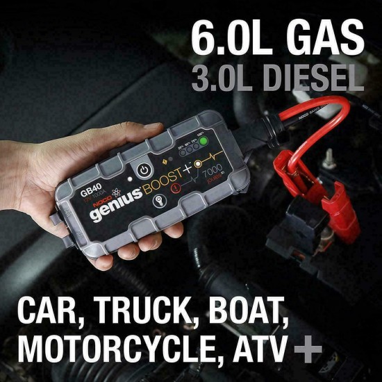 Booster Noco Plus Gb40 1000a Lítio 12v Booster Noco Plus Gb40 1000a Lítio 12v