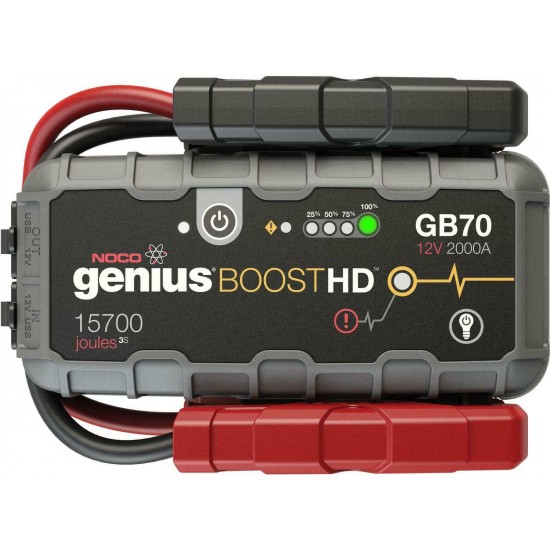 Booster Noco Hd Gb70 2000a Lítio 12v