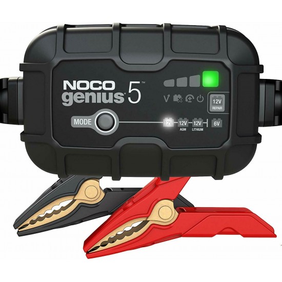 Carregador Baterias Noco Genius 5 6v 12v 5amp Carregador Baterias Noco Genius 5 6v 12v 5amp