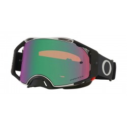 Óculos Airbrake MX Goggle Tuff Blocks Black Gunmetal Prizm MX Jade Lens