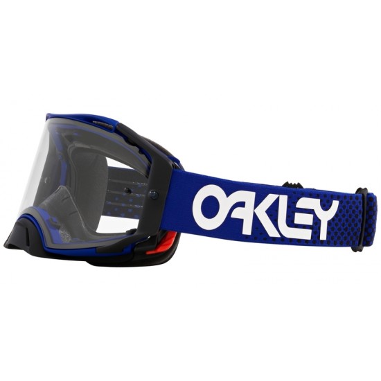 Óculos Oakley Airbrake MX - Lente transparente Moto Blue B1B
