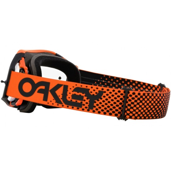 Óculos Oakley Airbrake MX - Lente transparente Moto Orange B1B