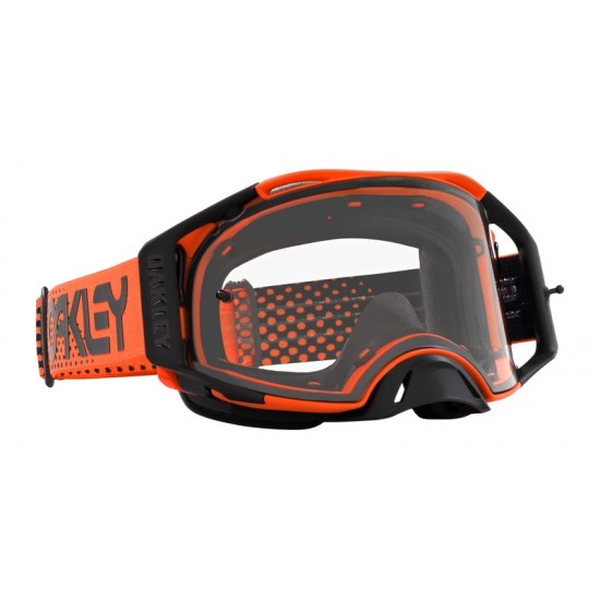 Óculos Oakley Airbrake MX - Lente transparente Moto Orange B1B